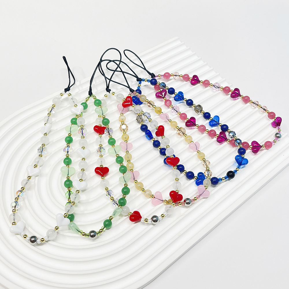 Phone Accessories For Teen Girls - HERLOOK 하트 폰 참 화려한 멀티