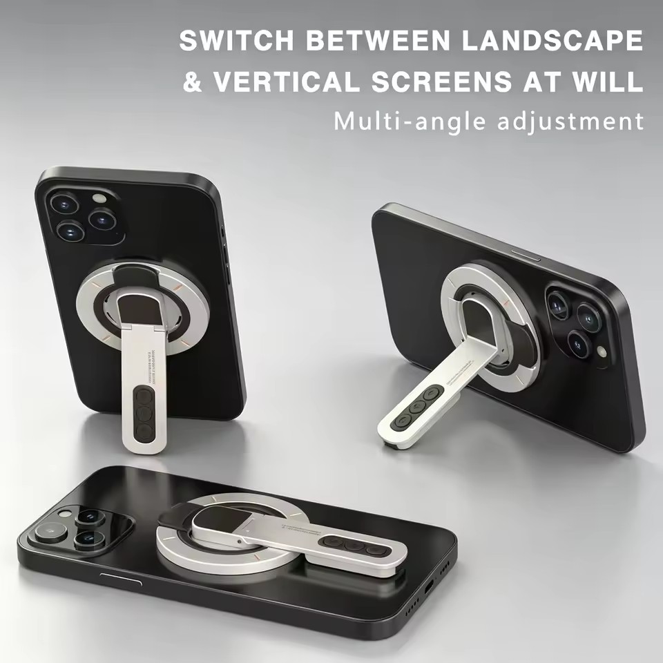 Phone Accessories Vendor - 양면 자석식 핑거 링 홀더 회전식