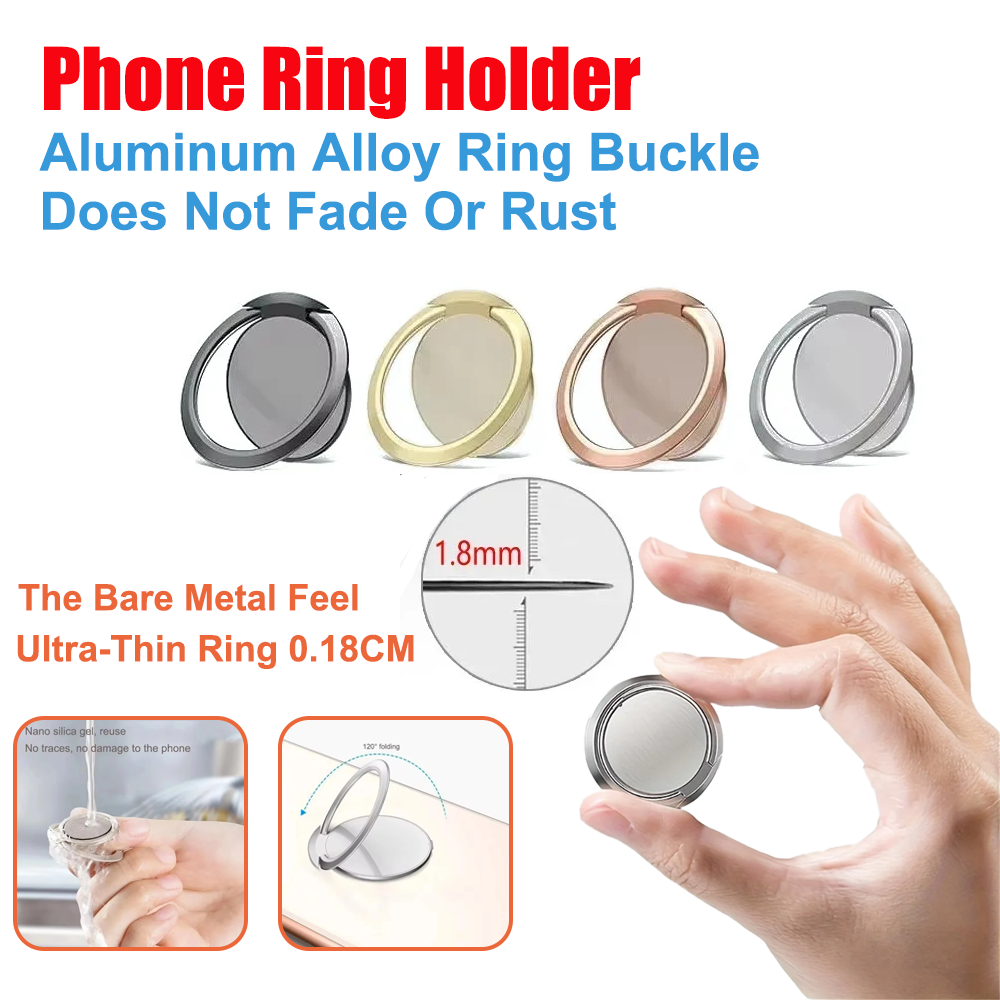 Phone Accessories Vendor - 초박형 메탈 링 홀더 스탠드 폰용