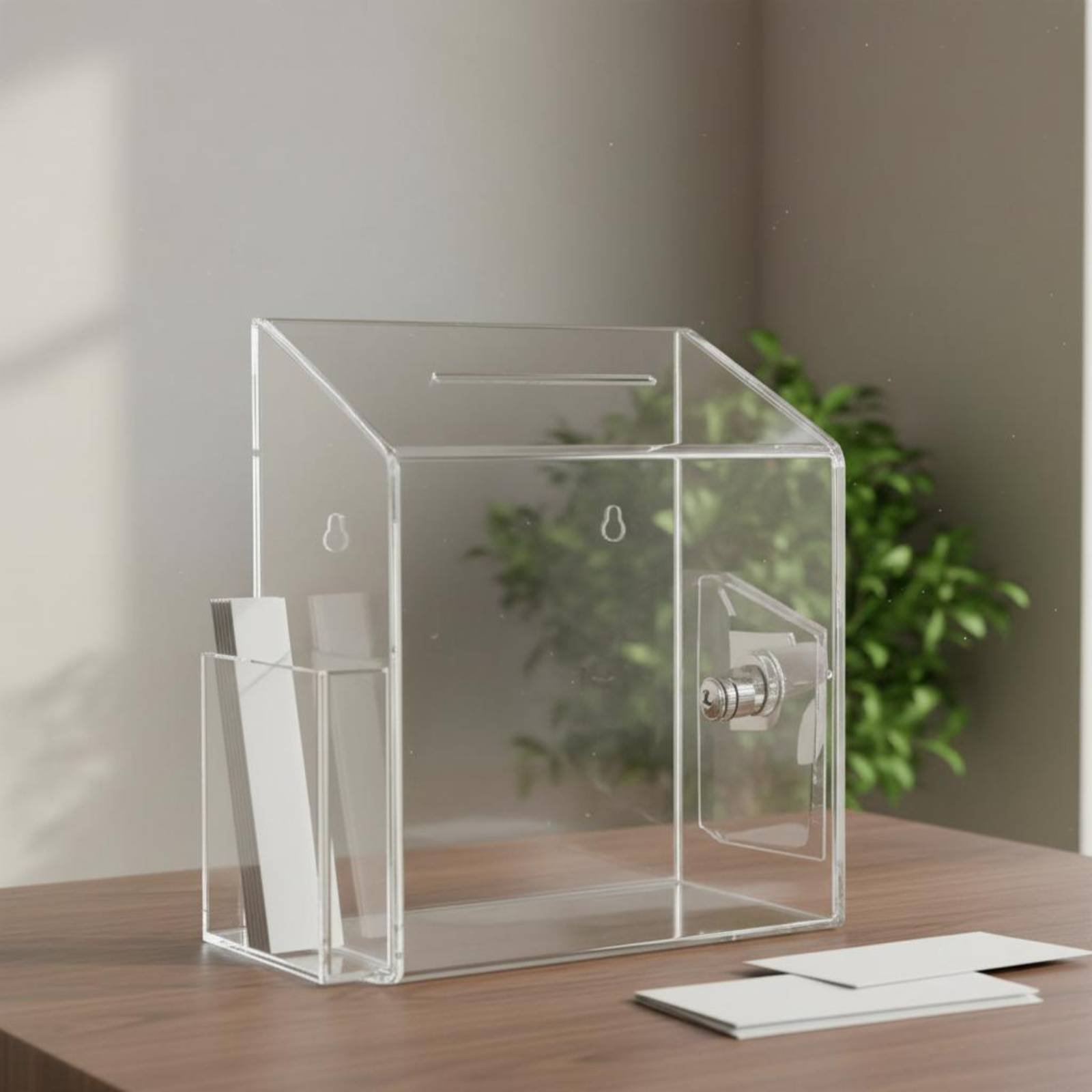 아크릴 기부함 (잠금장치 포함) 다용도 제안 투표함 교 - Phone Accessories Company 리뷰 및 가격