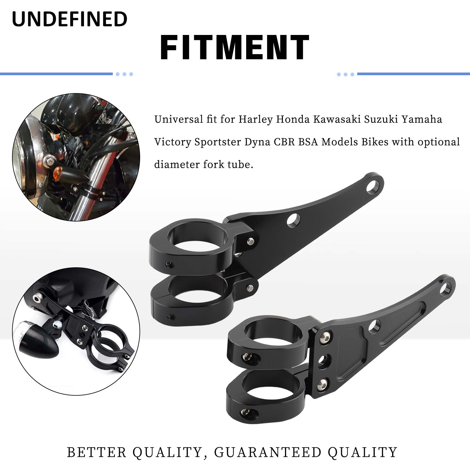 헤드라이트 브래킷 마운트 클램프 포크 튜브 라이트 거치 - Phone Accessories Company 리뷰 및 가격
