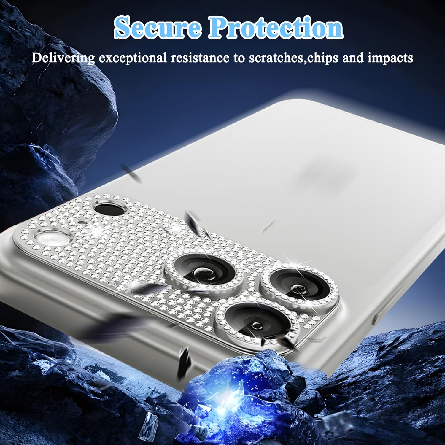 글리터 다이아몬드 카메라 렌즈 보호 커버 (아이폰 17 - Phone Accessories Business 리뷰 및 가격