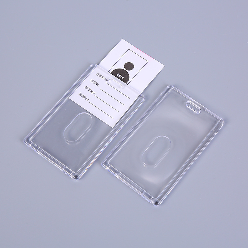1PCS 카드 커버 케이스 배지 홀더 투명 아크릴 공장 - Phone Accessories Company 리뷰 및 가격