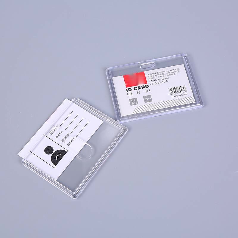 1PCS 카드 커버 케이스 배지 홀더 투명 아크릴 공장 - Phone Accessories Company 리뷰 및 가격