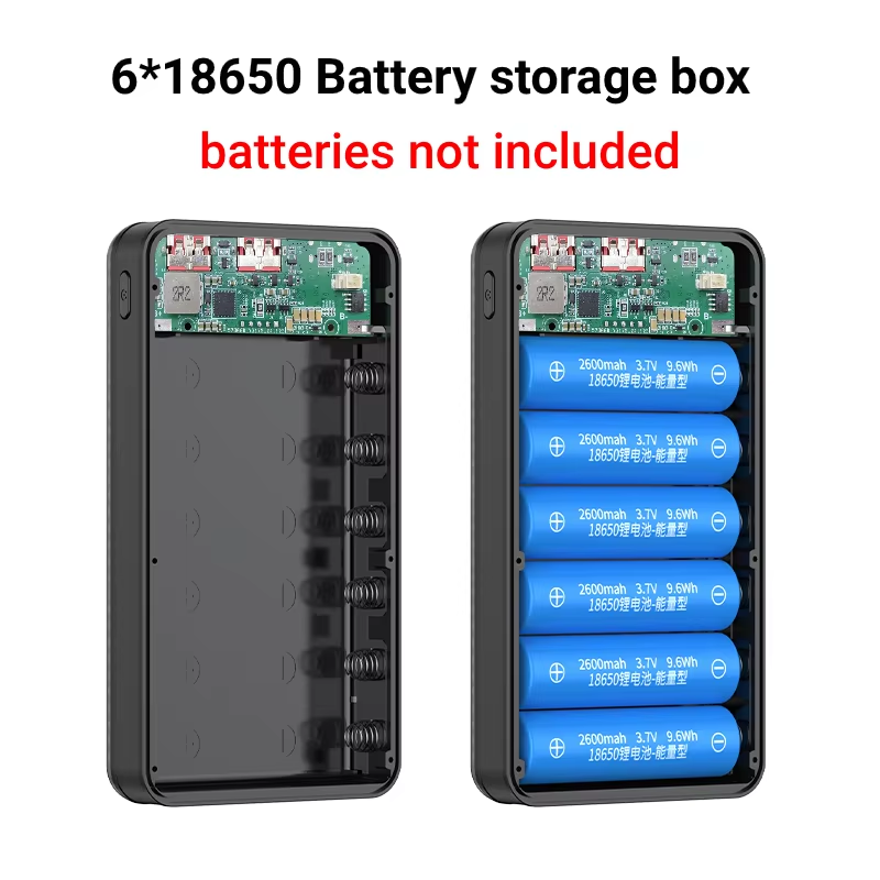 KEBIDUMEI DIY 6*18650 배터리 보조베터 - Led Flash Case 리뷰 및 가격