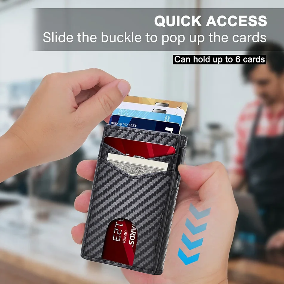 휴대용 명함 홀더 마그세이프 카본 파이버 지갑 남성용  - Phone Accessories Business 리뷰 및 가격