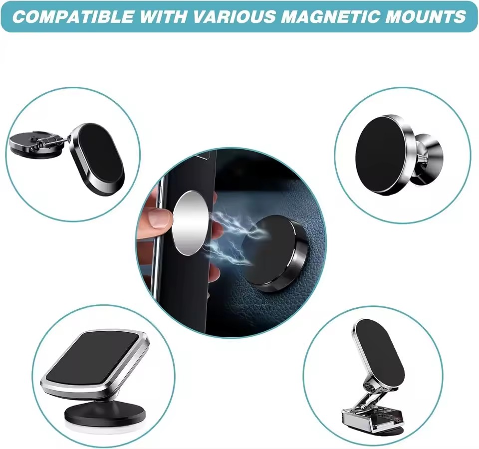 1/50개입 초박형 금속판 스티커, 자석 차량용 휴대폰 - Car Mount Phone 리뷰 및 가격