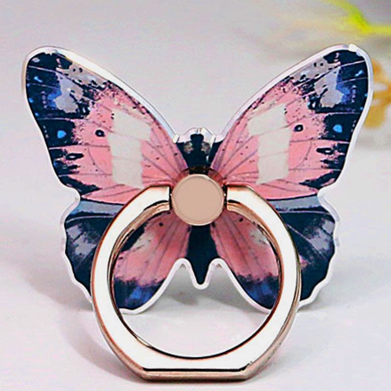 럭셔리 유니버설 아름다운 나비 모양 휴대폰 손잡이 홀더 - Phone Accessories Vendor 리뷰 및 가격