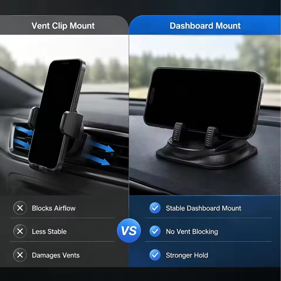 360 °   차량용 휴대폰 거치대 미끄럼 방지 실리콘 - Car Mount Phone 리뷰 및 가격