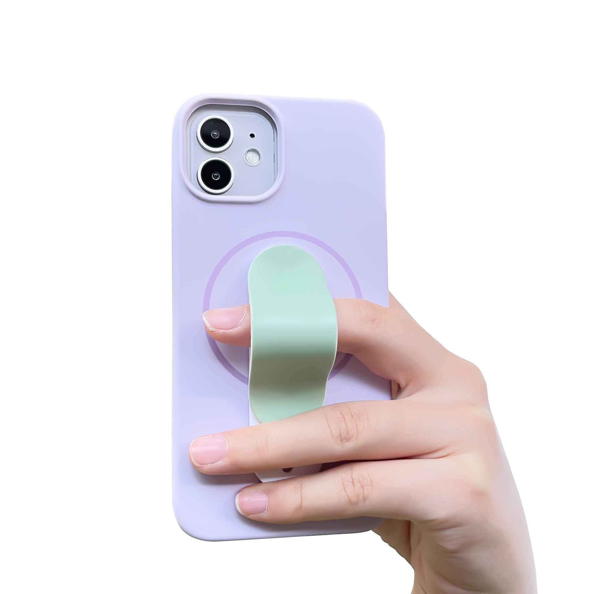 심플 마카롱 솔리드 컬러 슬림 푸시풀 폰 그립 홀더 후 - Phone Accessories Vendor 리뷰 및 가격