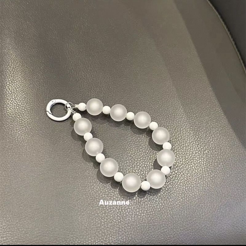달콤한 캔디 컬러 무광 매트 비즈 폰 손목 스트랩 팔찌 - Phone Accessories For Teen Girls 리뷰 및 가격